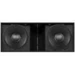 RCF SUB 9029-AS 8000W Dual 19" High-Power Active Subwoofer - Black