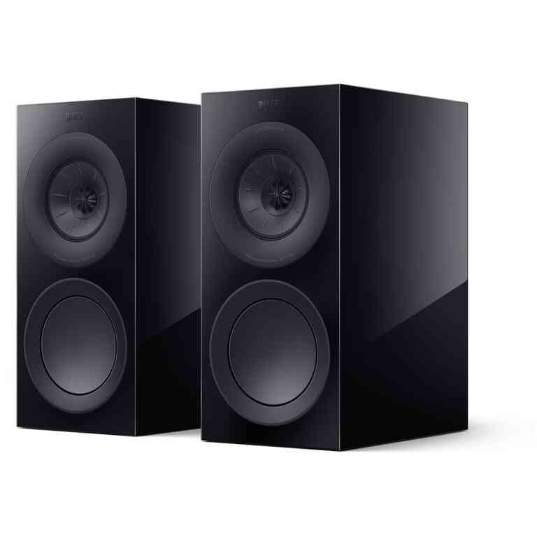 KEF R3 Meta Three-way Bookshelf Speaker Pair - Black