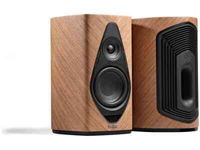 Sonus Faber Duetto Powered Wireless Stereo Speakers with Bluetooth - Walnut