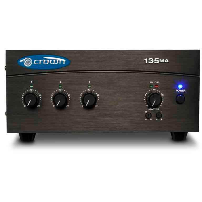 Crown G135MAE60 135MA Three Input, 35W Mixer-Amplifier