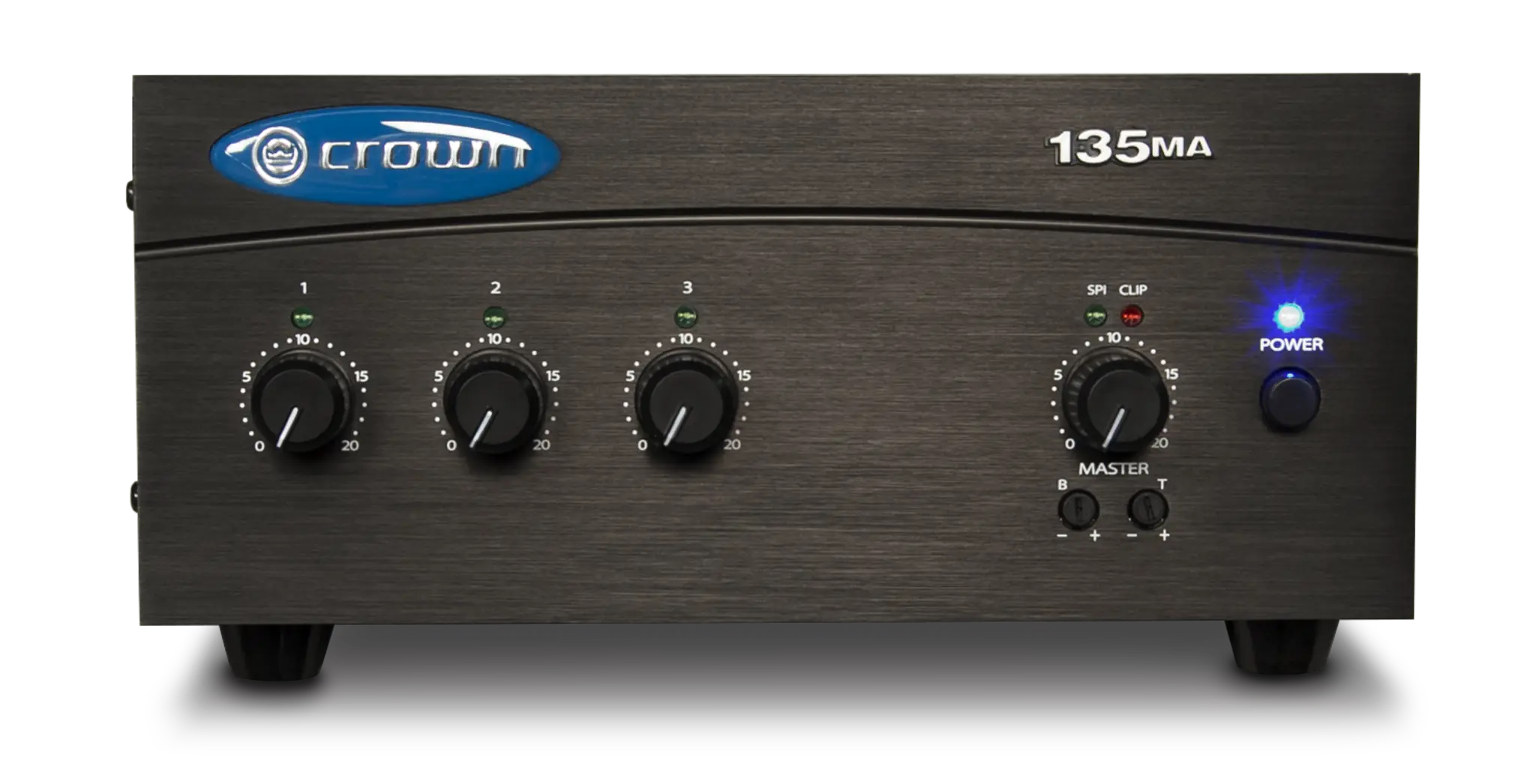 Crown G135MAE60 135MA Three Input, 35W Mixer-Amplifier Crown G135MAE60 135MA Three Input, 35W Mixer-Amplifier