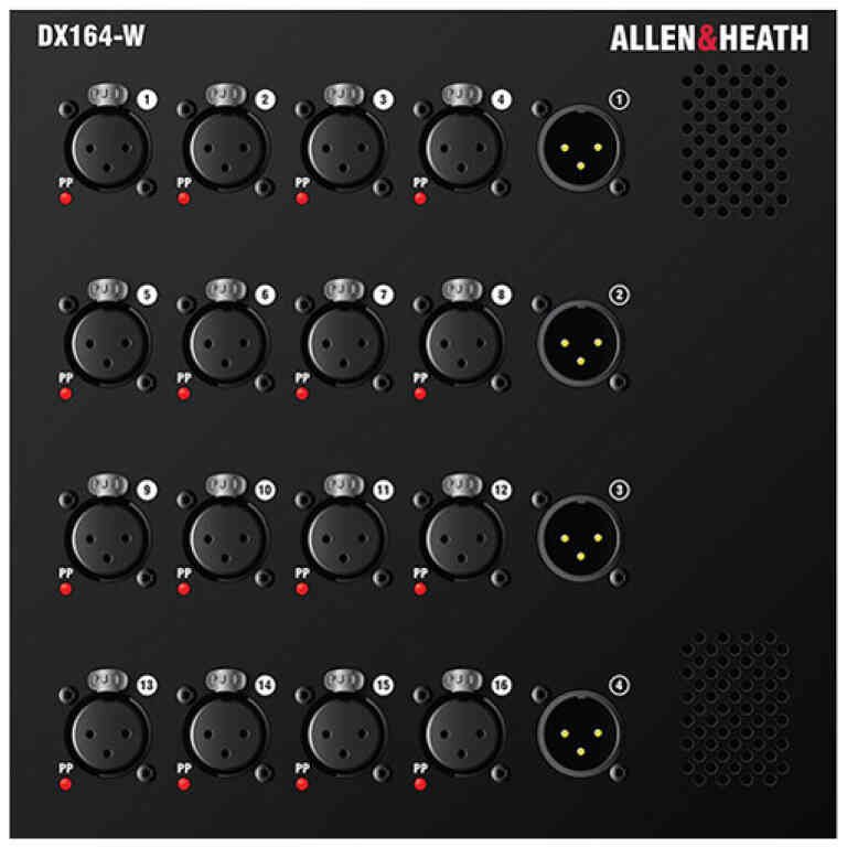 Allen & Heath DX164-W 16-In / 4-Out 96 kHz Expander