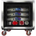 Crown Audio VRack Amplification System Rack with Three Amplifiers