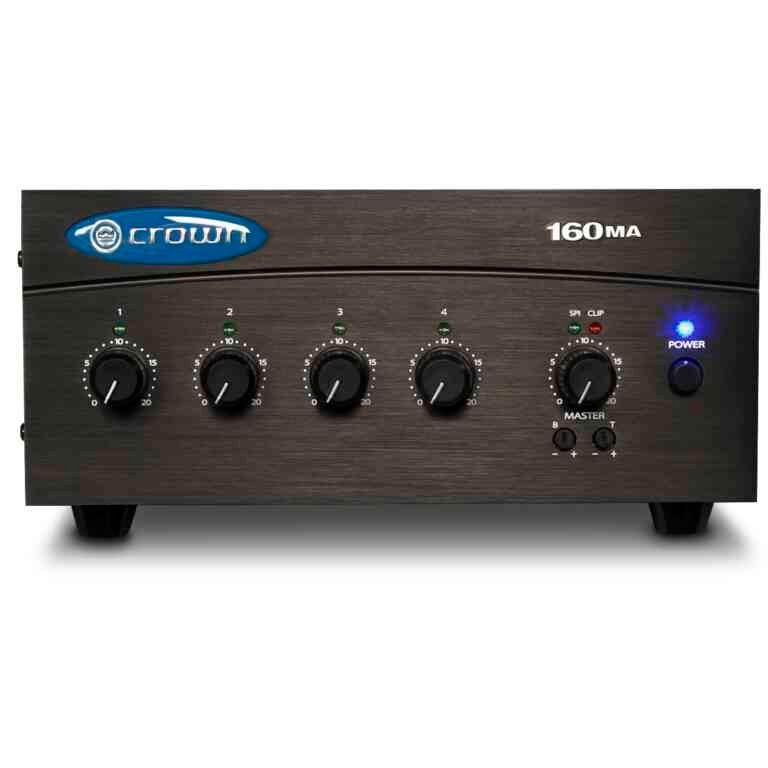 Crown G160MAE60 160MA Four Input, 60W Mixer-Amplifier