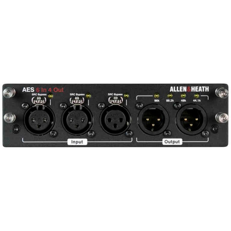 Allen & Heath M-DL-AES6I4O-A AES3 I/O Option Card