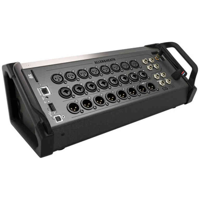 Allen & Heath CQ-20B Ultra-Compact 20in / 8out Digital Mixer with Wi-Fi