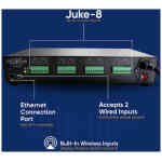 Juke Audio Juke-8 40W 16-Channel Multi-Room Streaming Amplifier