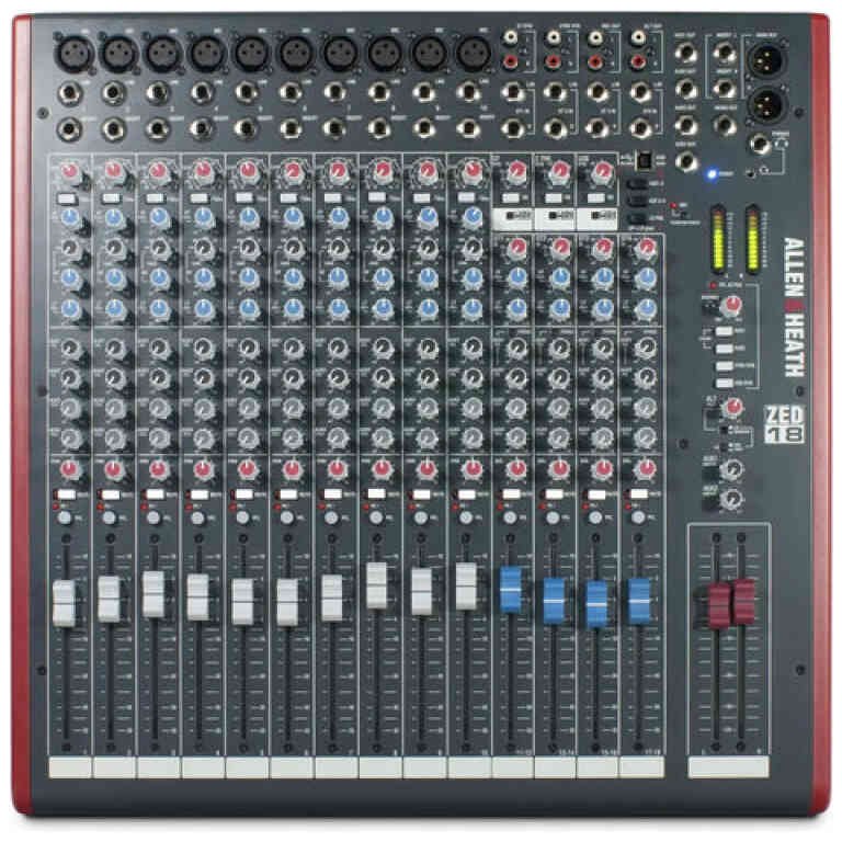 Allen & Heath ZED-18 18-channel Mixer with USB Audio Interface