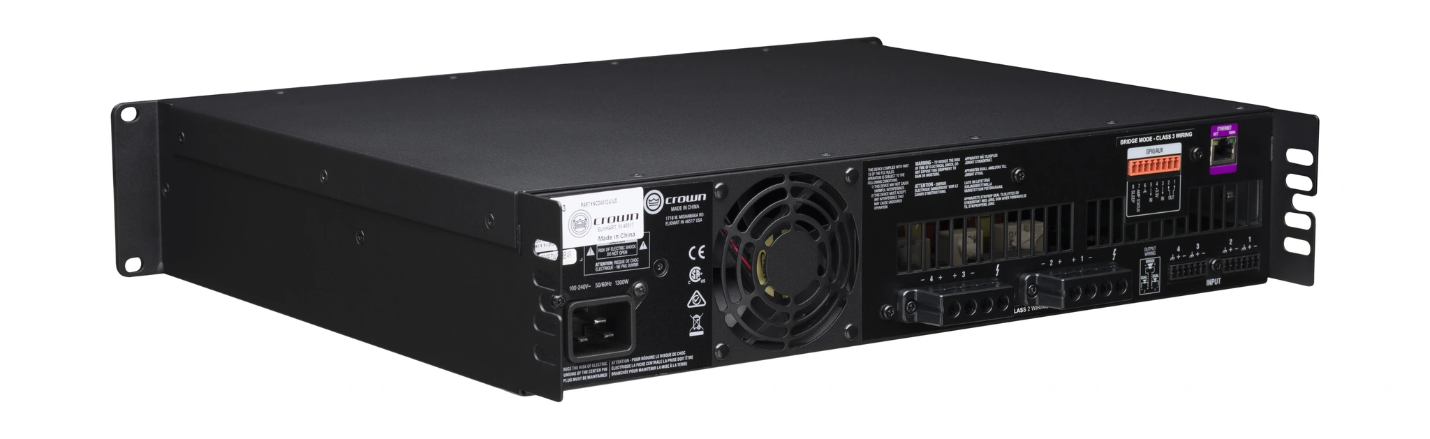 Crown NCDI4X12-U-EU CDi 4|1200 Analog input, 4 channel Amplifier