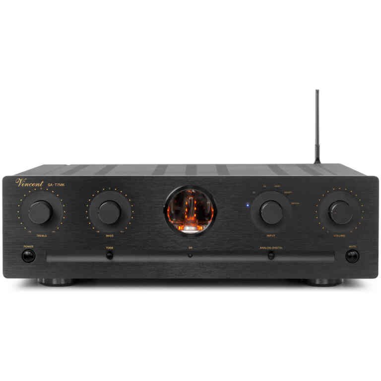 VINCENT SA-T7MK - Stereo Tube Preamplifier - Black