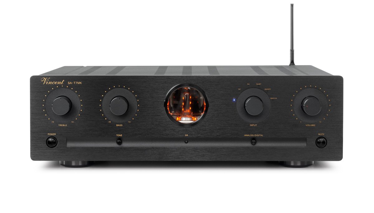 VINCENT SA-T7MK - Stereo Tube Preamplifier - Black VINCENT SA-T7MK - Stereo Tube Preamplifier - Black