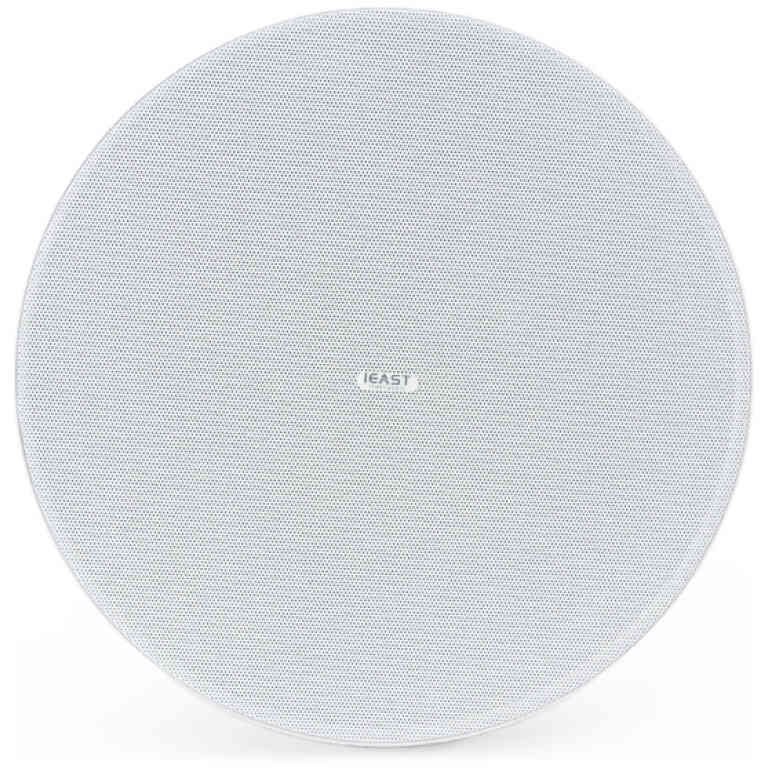 iEAST iCS65C Fixed impedance bevel face In-Ceiling Speaker Pair - White