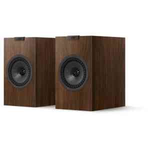 KEF Q1 Meta Compact 2-Way Bookshelf Speakers Pair - Walnut