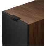 KEF Q1 Meta Compact 2-Way Bookshelf Speakers Pair - Walnut