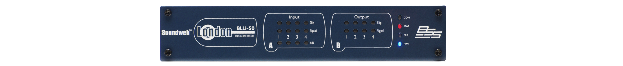 BSS Soundweb London BLU-50 4x4 Signal Processor - EU BSS Soundweb London BLU-50 4x4 Signal Processor - EU