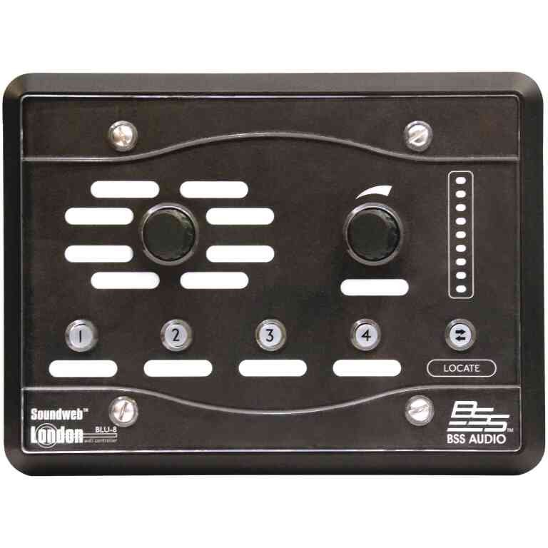 BSS Soundweb London BLU-8v2 Programmable Zone Controller - Black