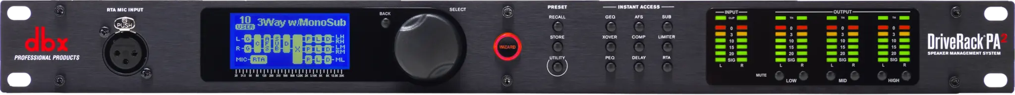DBX DriveRack PA2 Loudspeaker Management System - UK DBX DriveRack PA2 Loudspeaker Management System - UK