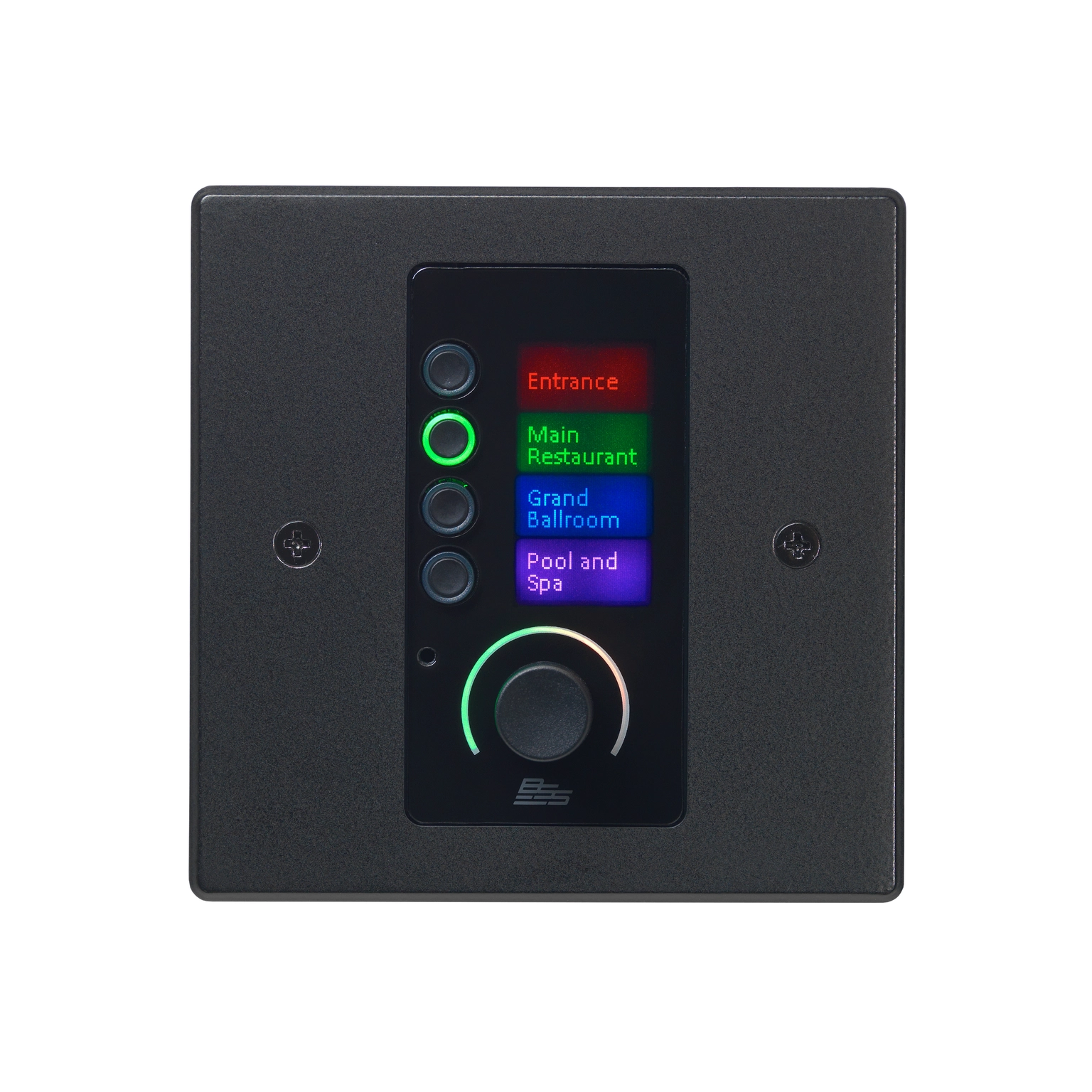 BSS Soundweb Contrio EC-4BV Ethernet Controller with Volume - White BSS Soundweb Contrio EC-4BV Ethernet Controller with Volume - White