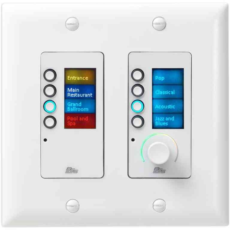 BSS Soundweb Contrio EC-8BV Ethernet Controller with Volume - White