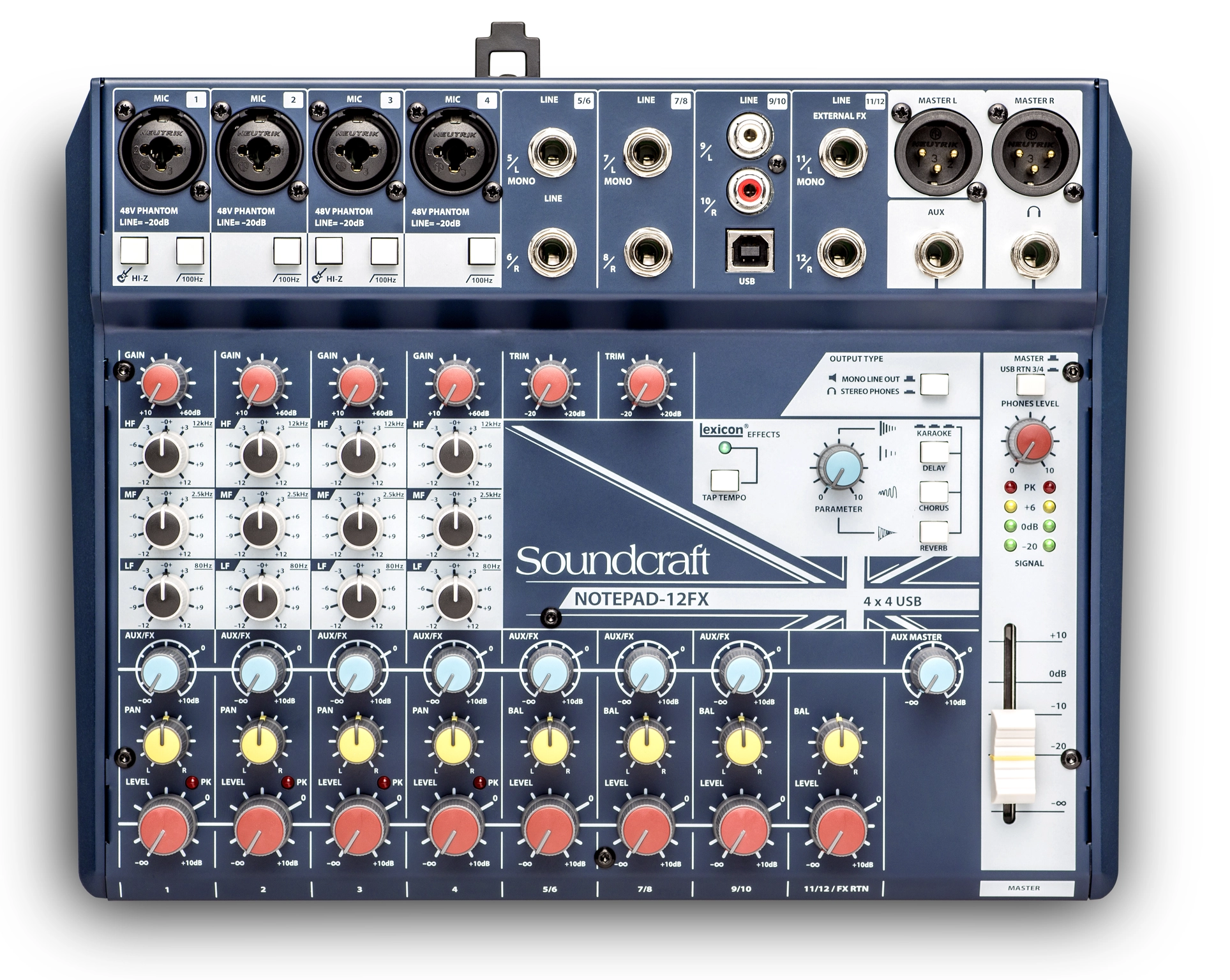 Soundcraft Notepad-12FX Analog Mixer with USB Soundcraft Notepad-12FX Analog Mixer with USB
