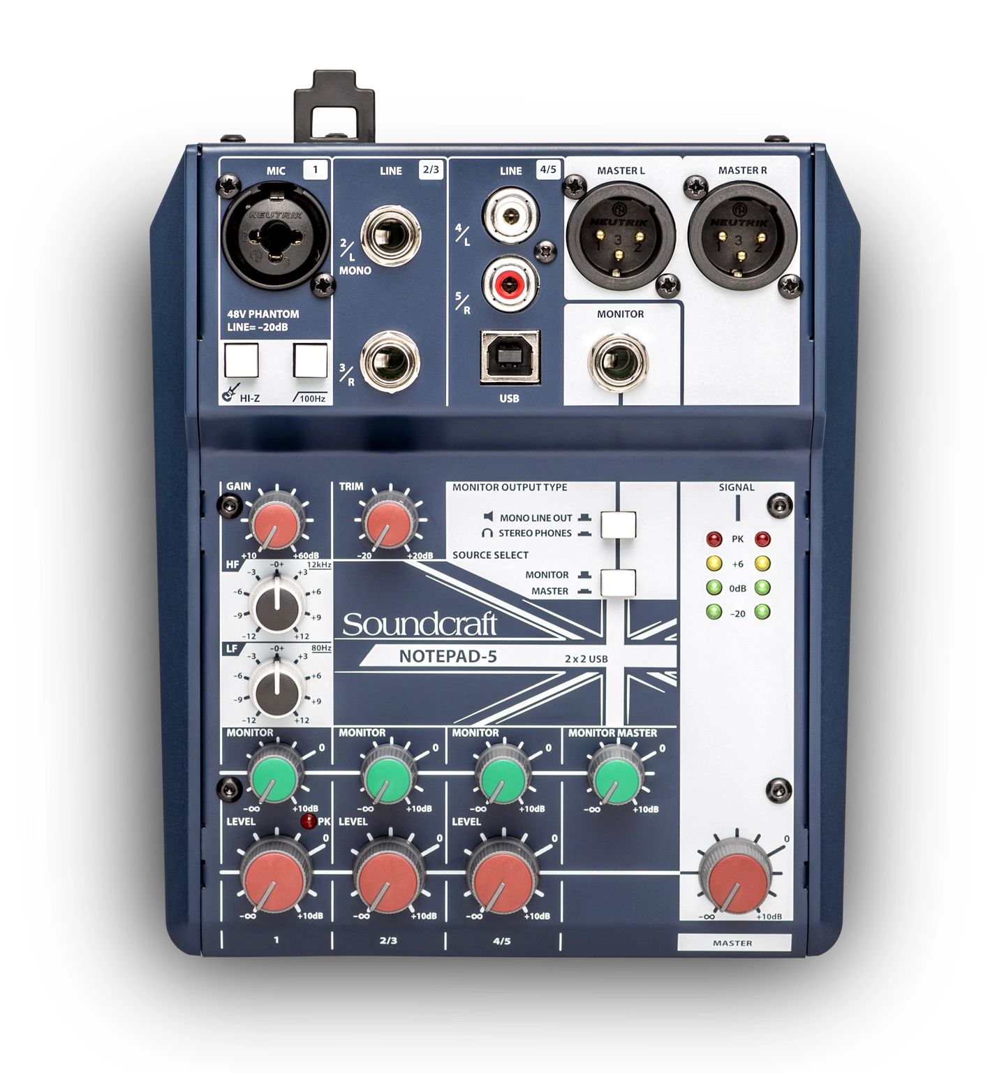 Soundcraft Notepad-5 Analog Mixer with USB Soundcraft Notepad-5 Analog Mixer with USB