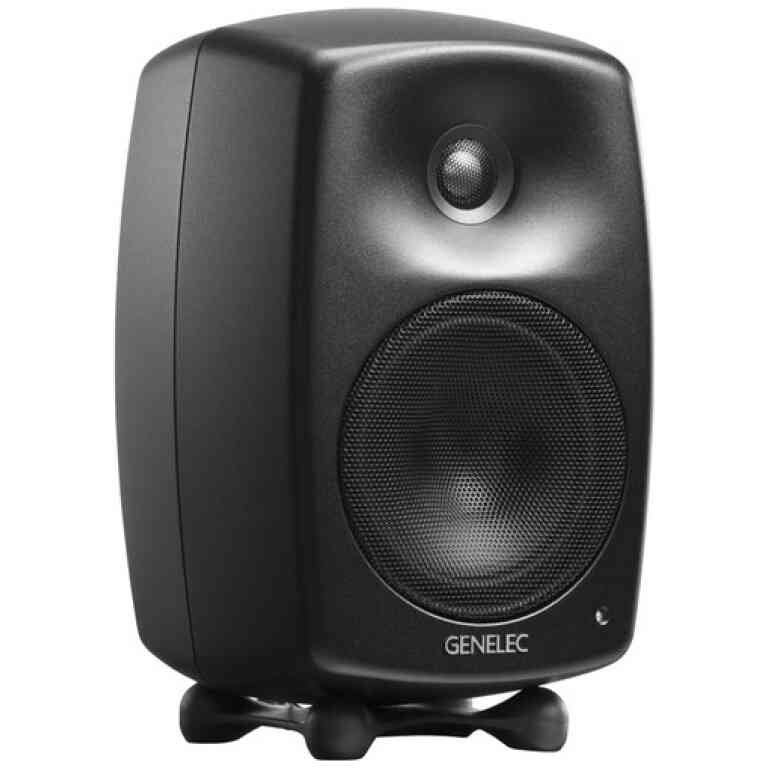 Genelec G Three 2-Way Powered Bookshelf Speaker - Black