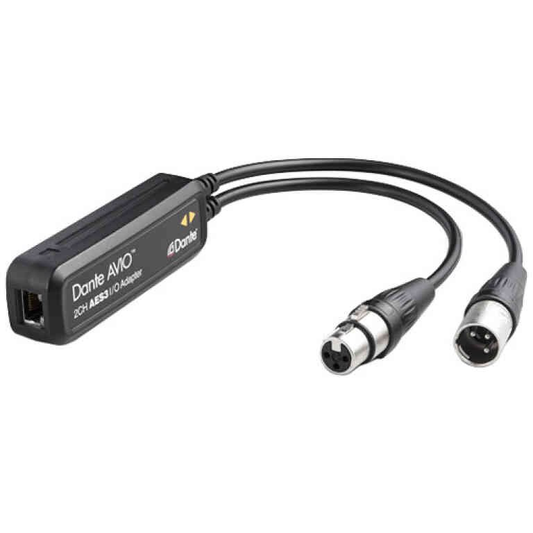 Audinate Dante AVIO 2x2 AES3/EBU I/O Adapter