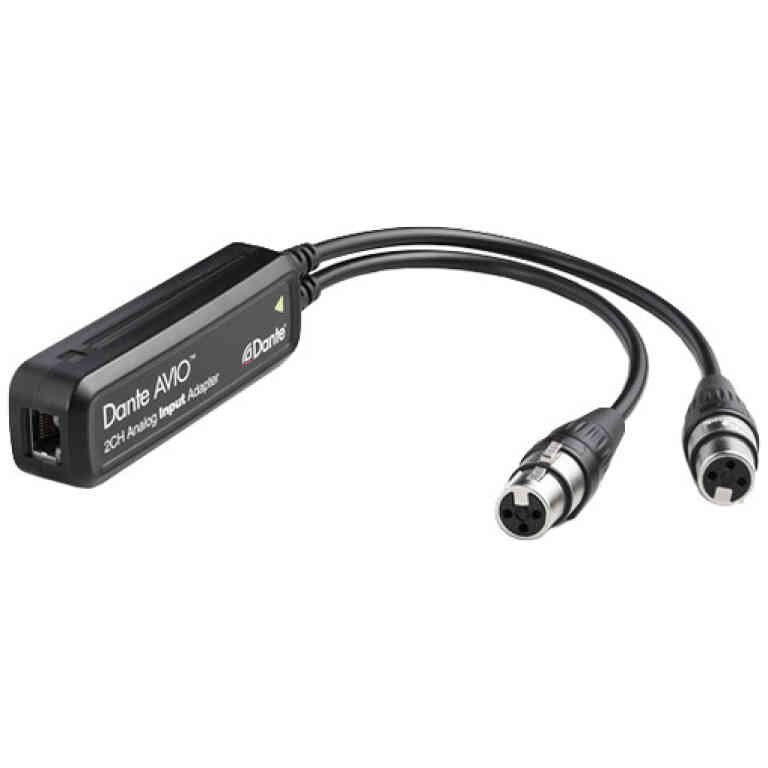 Audinate Dante AVIO 2-Channel Analog Input Adapter