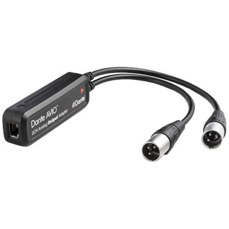 Audinate Dante AVIO 2-Channel XLR Analog Output Adapter