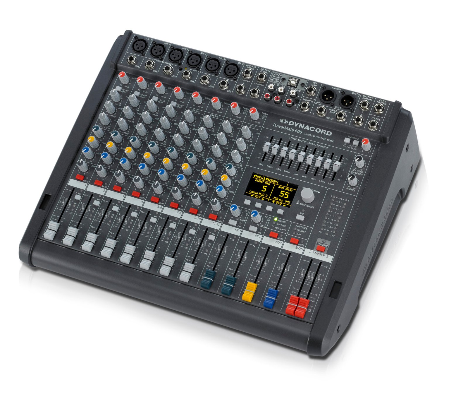 Dynacord PowerMate 600-3 8-Channel Powered Mixer Dynacord PowerMate 600-3 8-Channel Powered Mixer