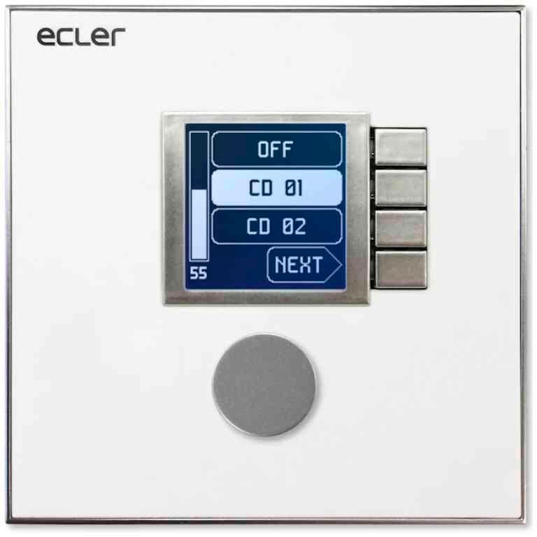Ecler WPNET4KV EclerNet Wall Control Panel