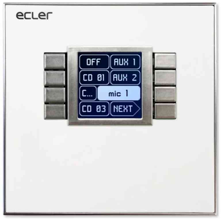 Ecler WPNET8K EclerNet Wall Control Panel