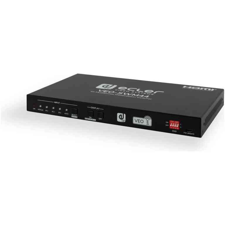 Ecler VEO-SWM44 4K Presentation Switcher