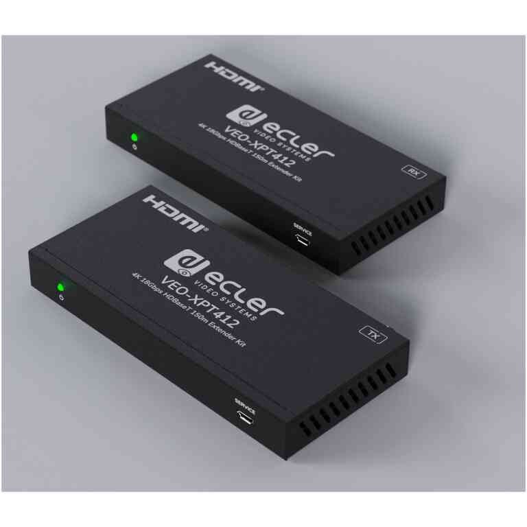 Ecler VEO-XPT412 4K HDBaseT Extender Kit