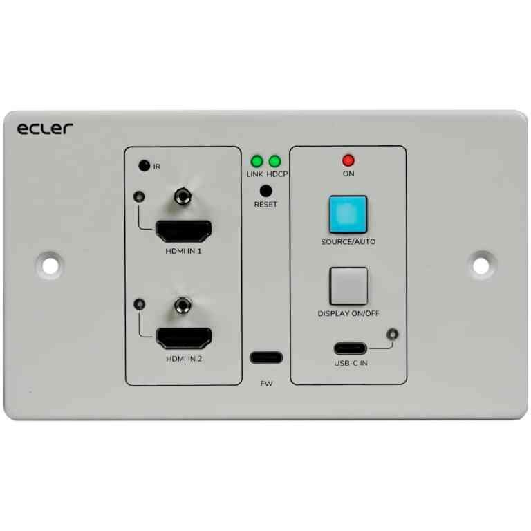 Ecler VEO-XWT44E HDBaseT Wall Plate Transmitter