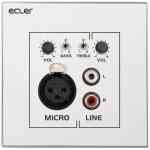 Ecler WPaMIX-TUS Remote Wall Micro-Mixer - US model