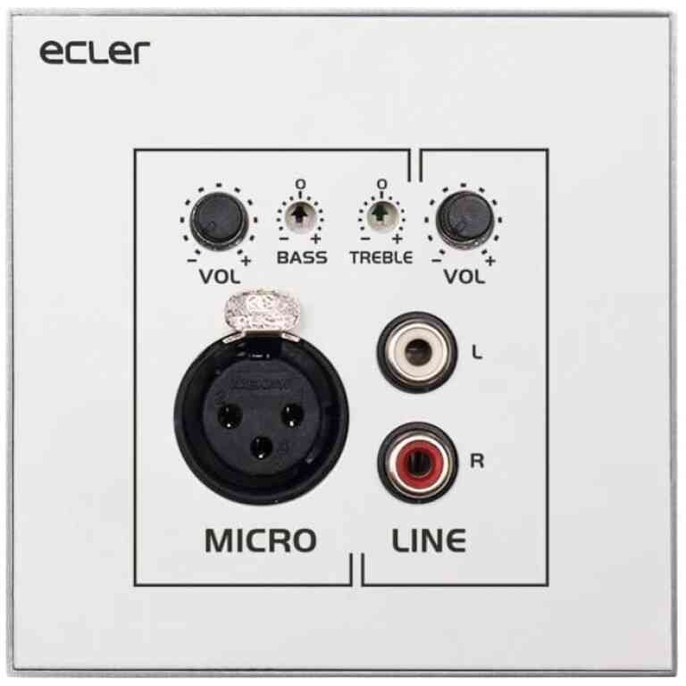 Ecler WPaMIX-T Remote Wall Micro-Mixer