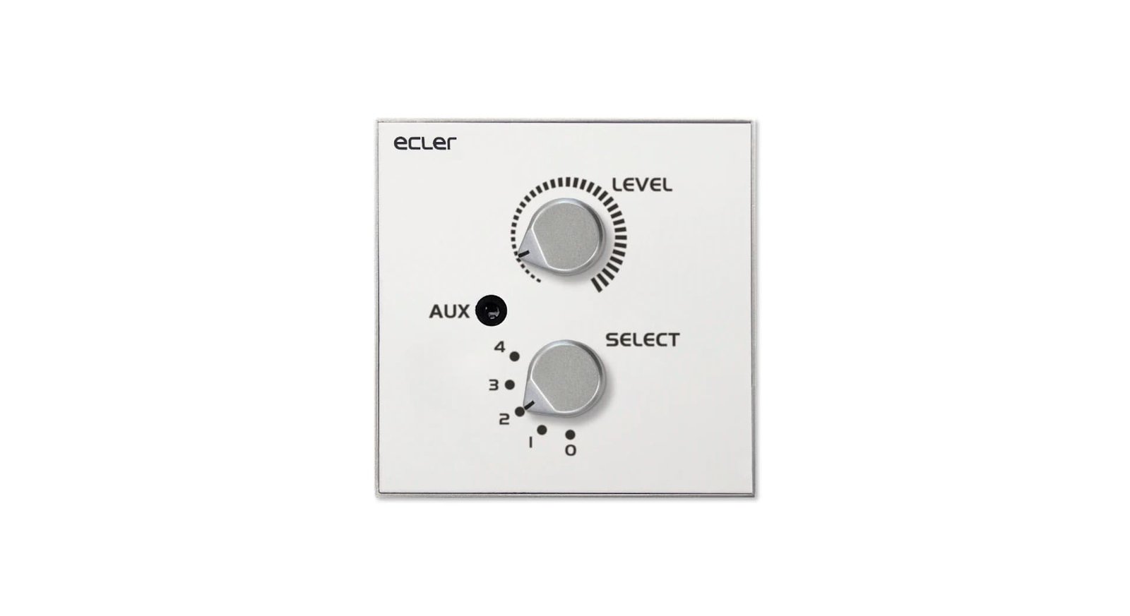 Ecler WPaVOL-SR-J Remote Wall Volume Control and Source + Connector