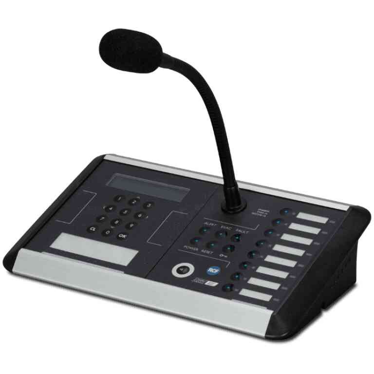 RCF BM 7608D Emergency Paging Microphone with LCD