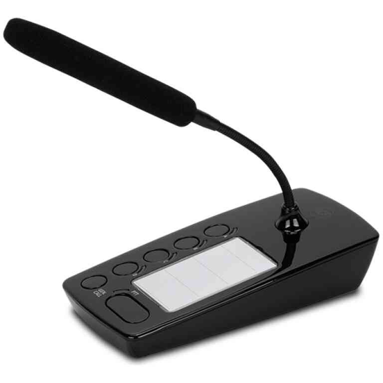 RCF BM 404 Four-Zone Desktop Paging Console Microphone