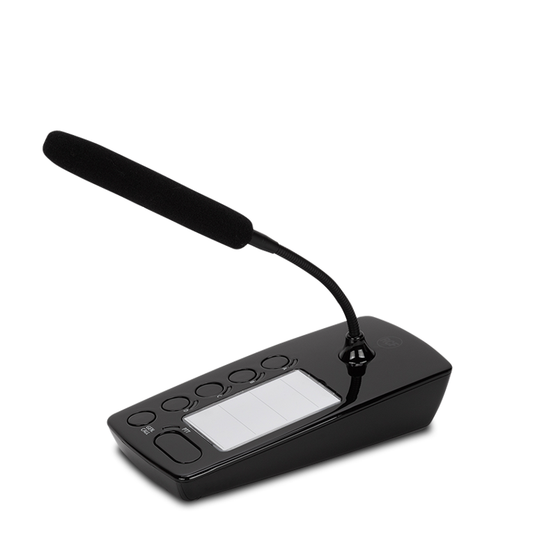 RCF BM 404 Four-Zone Desktop Paging Console Microphone RCF BM 404 Four-Zone Desktop Paging Console Microphone