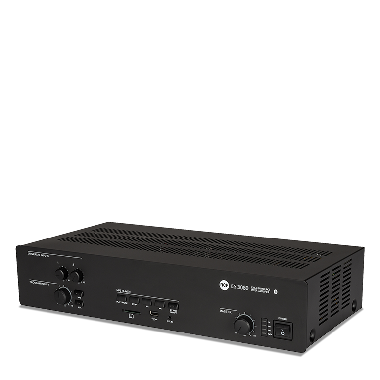 RCF ES 3080 80W Bluetooth Mixer Amplifier RCF ES 3080 80W Bluetooth Mixer Amplifier