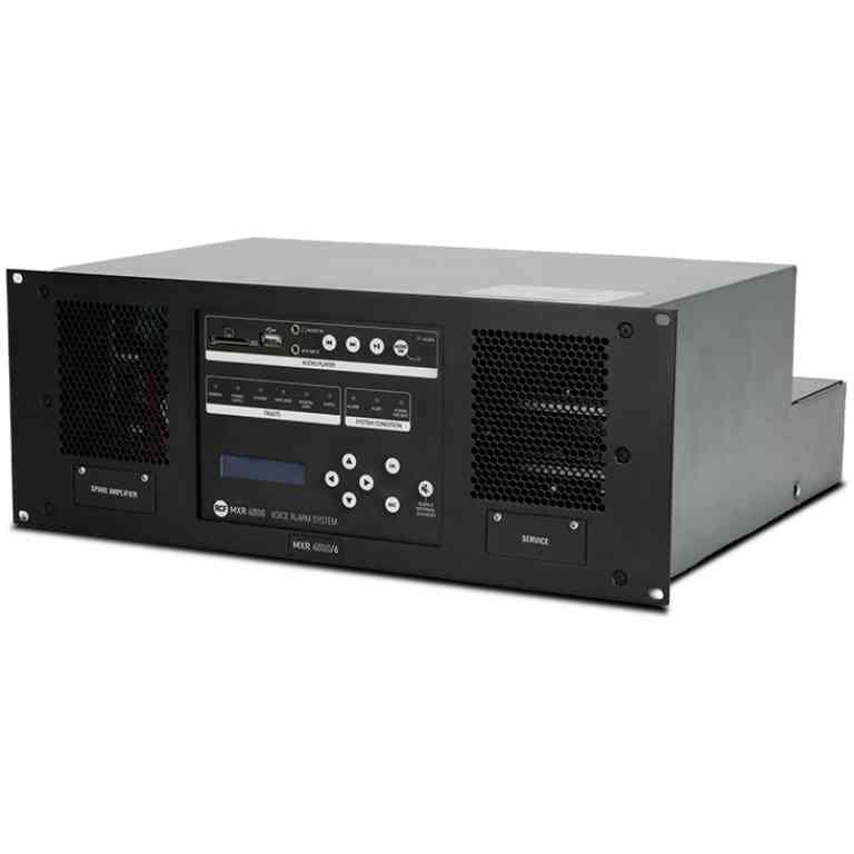 RCF MXR 4500/6 500W 6-Zone Voice Alarm Master Amplifier