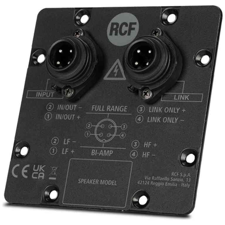 RCF PNL IN-OUT AMPHENOL IP67 Speaker Connector Panel