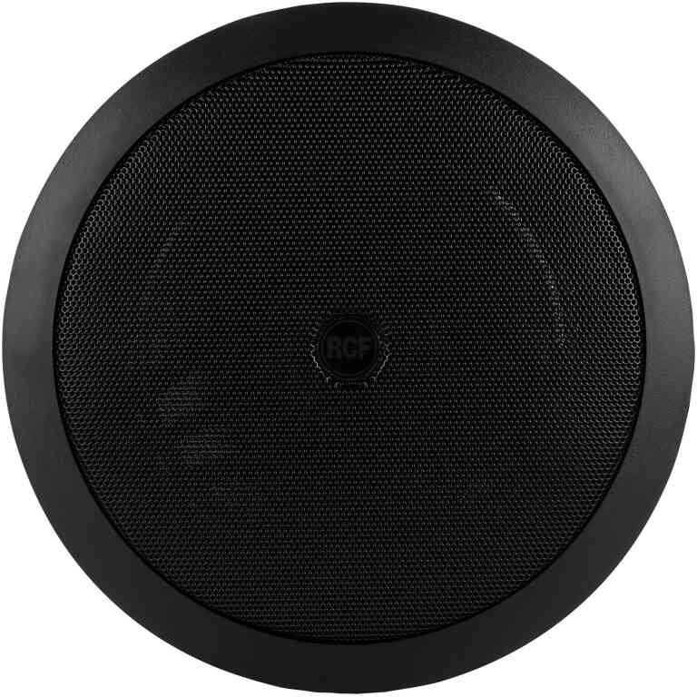 RCF PL 6X B 6-Inch Coaxial Ceiling Speaker - Black