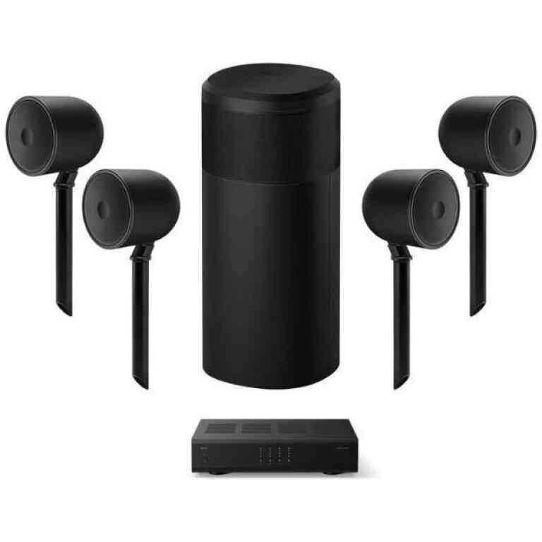 KEF Landscape P6Q Outdoor Speaker and Amplifier System
