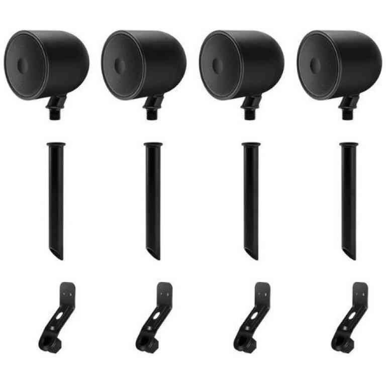 KEF SR6Q 6.5" Uni-Q Outdoor Landscape Satellite Speakers (4pcs)