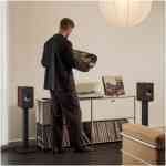 KEF SQ1 Speaker Floor Stands Pair - Slate Grey